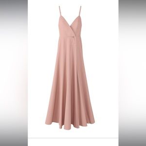 Fame & Partners Blush Strappy Wrap Dress Size 2
